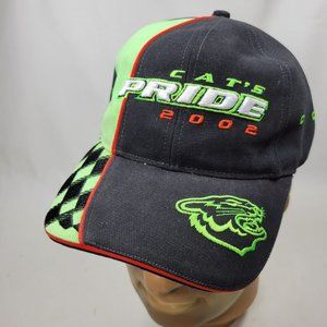 Arctic Cat 2002 Cat's Pride Strap Back Hat Baseball Cap Black Genuine Vintage